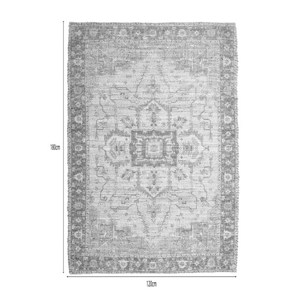 Latitude Vive Bernadin Geometric Rectangle 120 X 180cm Blue Area Rug